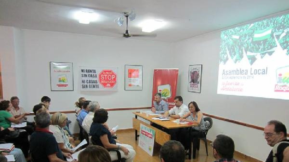 Asamblea de Izquierda Unida, el pasado martes.