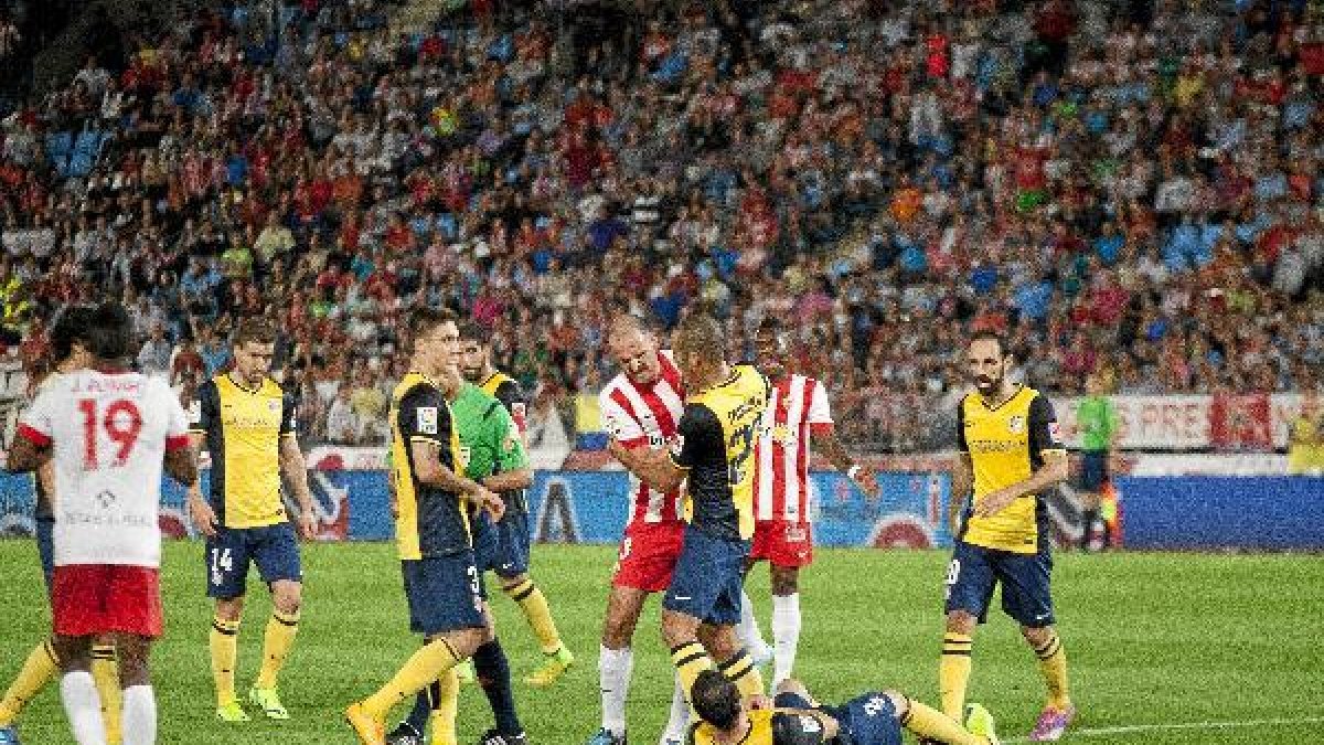 Una imagen del partido.