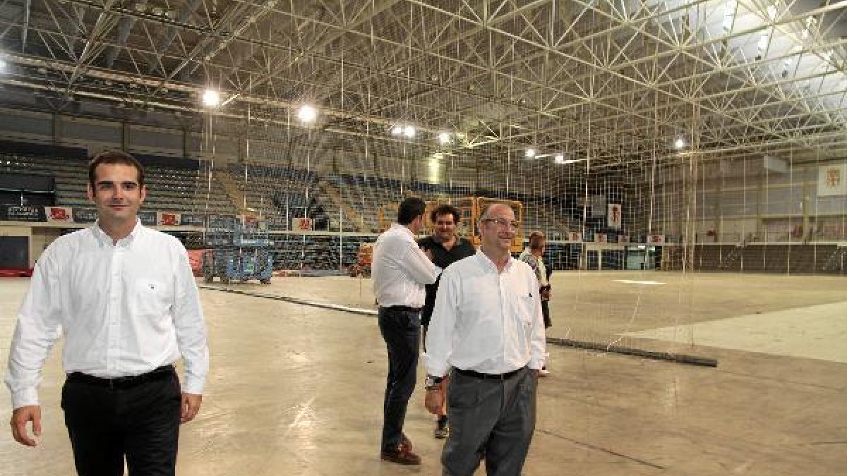 Visita a las obras del alcalde y dos concejales.