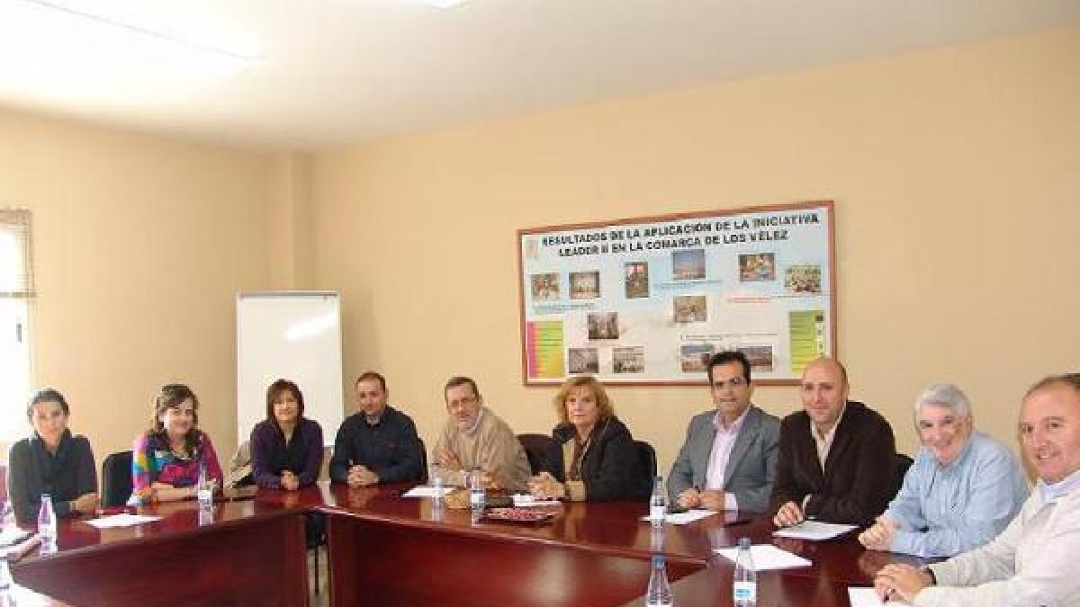 Miembros de los GDR almerienses en una foto de archivo.