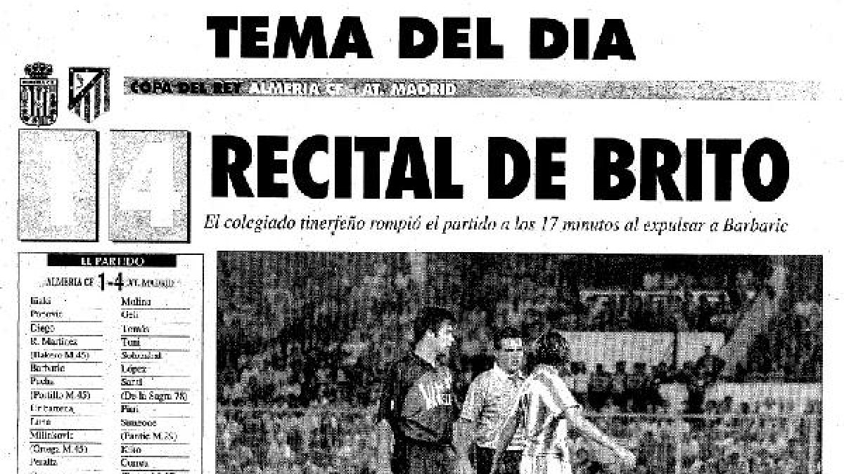 Titular de LA VOZ tras el 1-4 del Atlético.