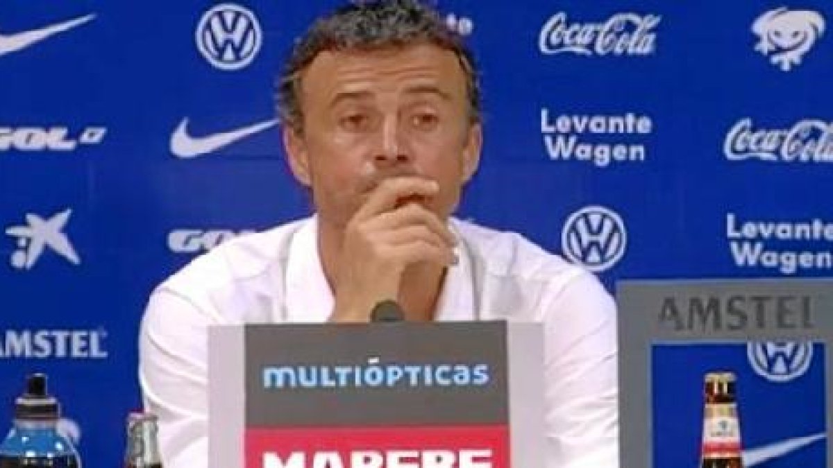 Luis Enrique está disfrutando con el inicio del Barça.