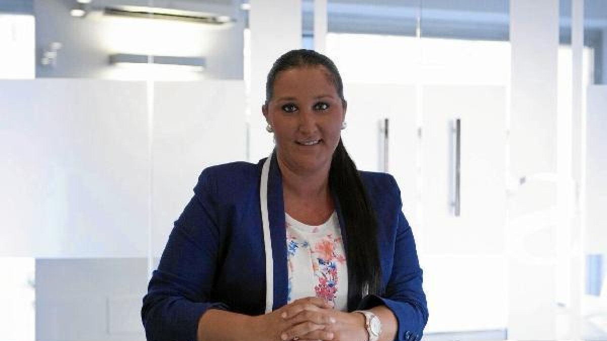 la candidata a presidir AJA Inmaculada Vela.