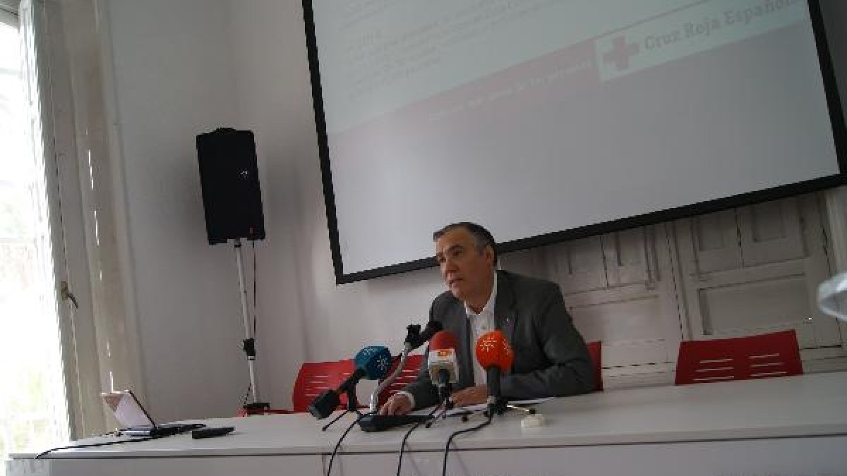 El presidente de Cruz Roja Almería, José Carlos Sánchez Berenguel.