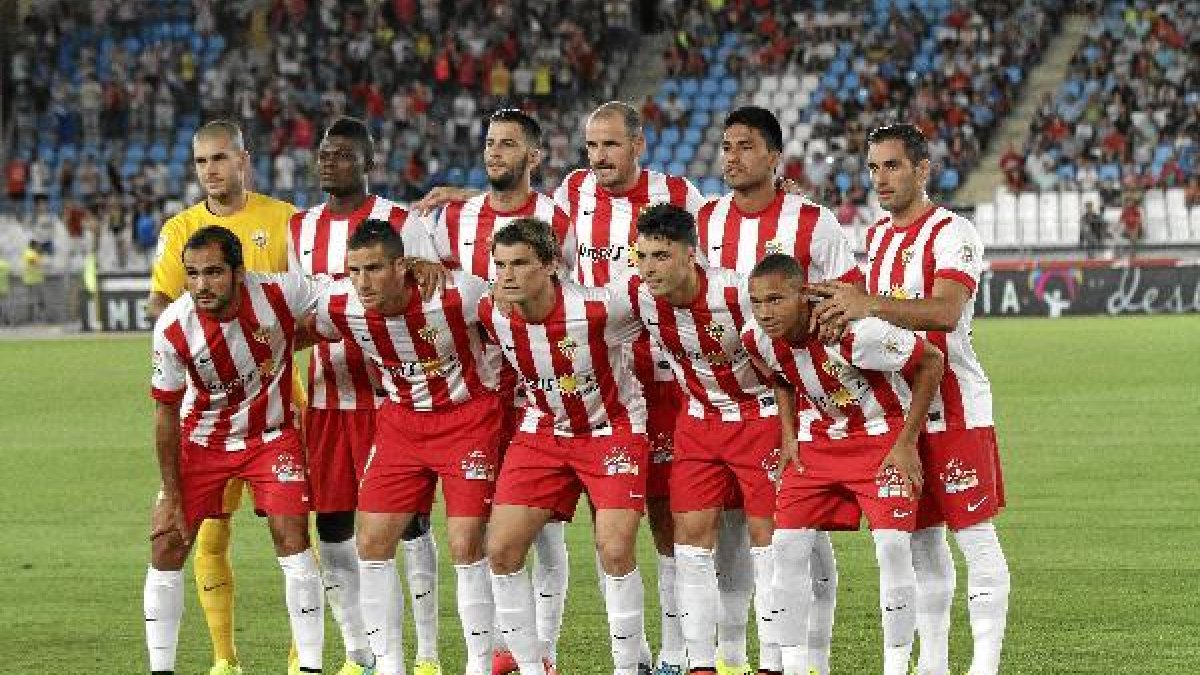 El once del Almería del viernes.