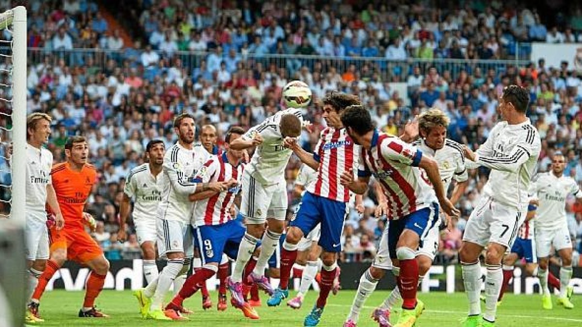 Una imagen del partido.