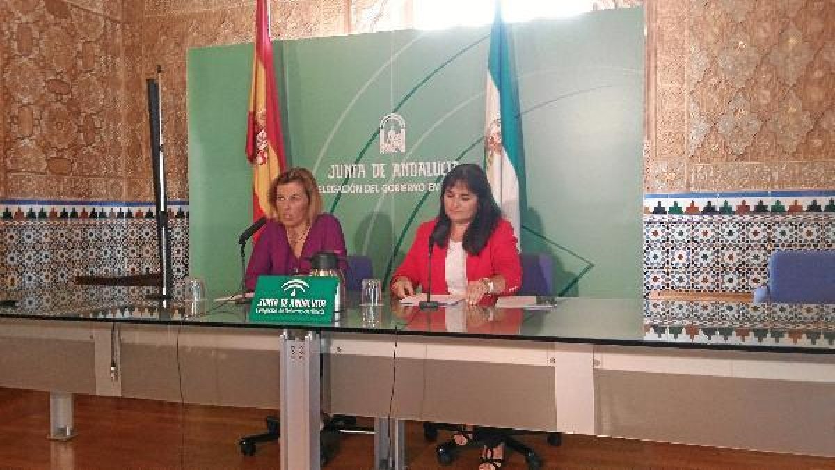 Sonia Ferrer e Isabel Arévalo esta mañana en rueda de prensa.