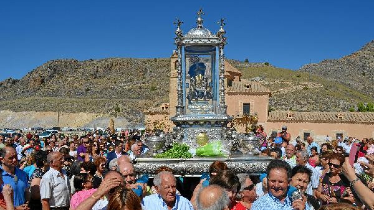 Imagen de la romería de ayer