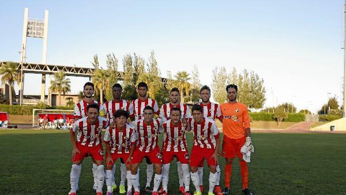 El once que jugó contra el filial del Sevilla.