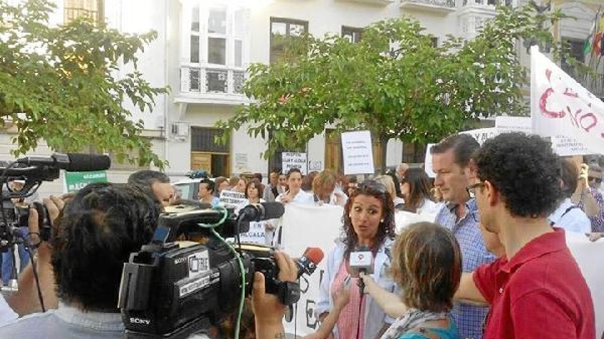 Movilización reciente de los aprobados.