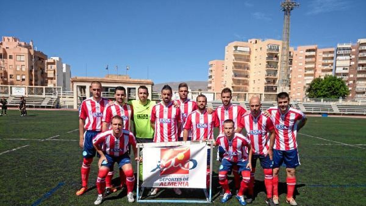 El primer once de la temporada del Poli Almería.