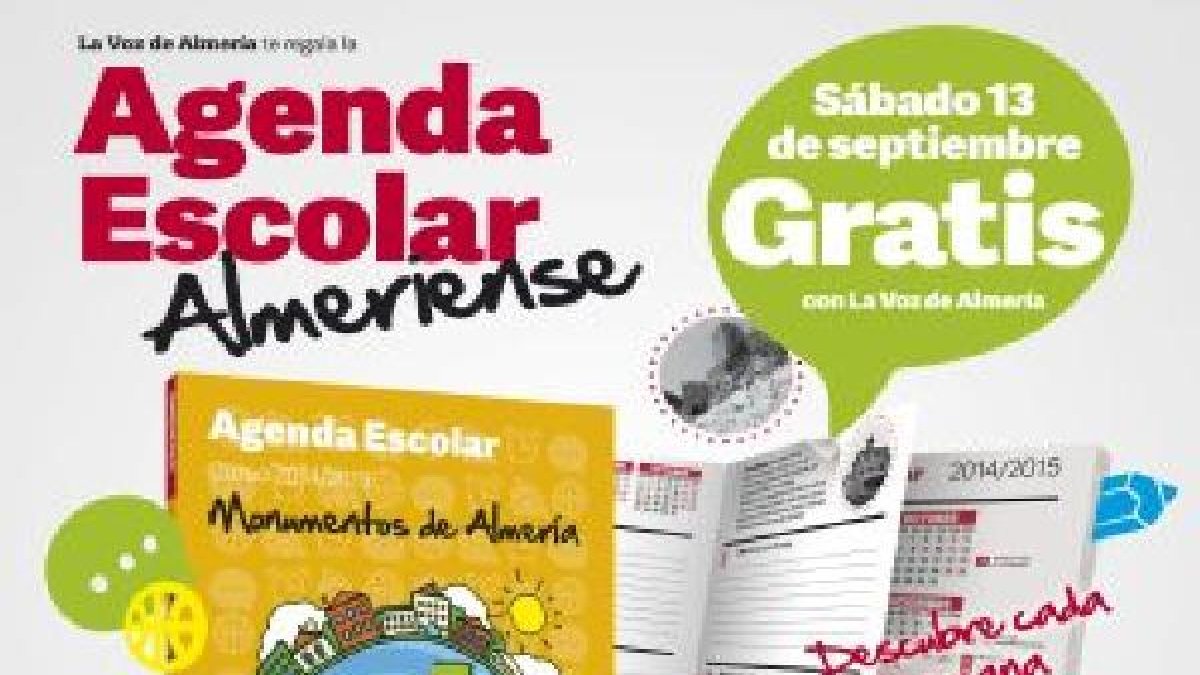 Agenda Escolar Almería de La Voz de Almería