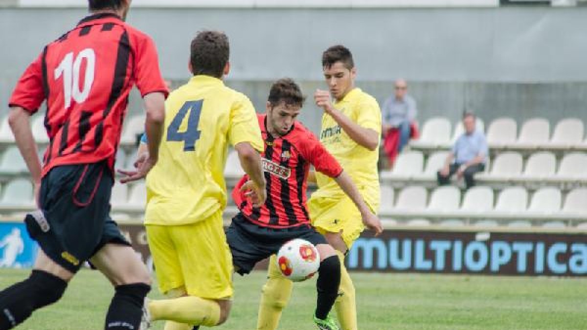 Javi Ramírez con el Villareal.
