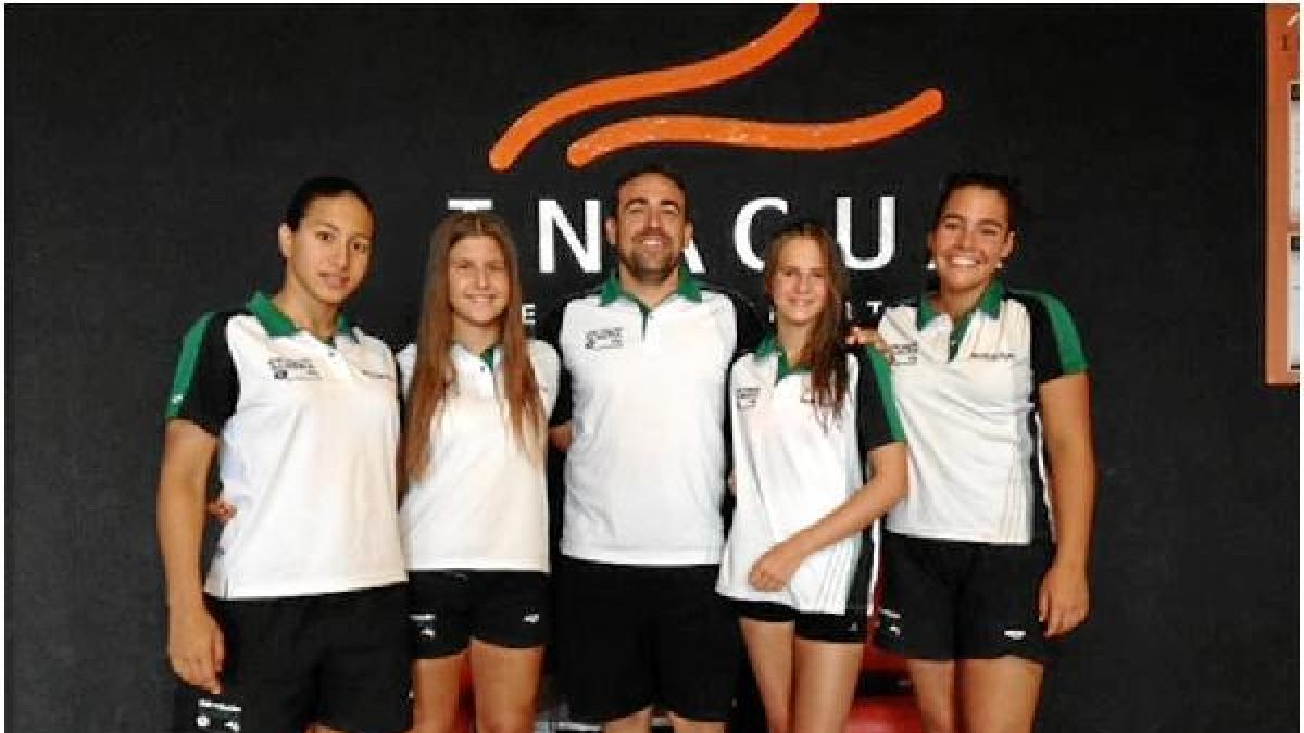 Nadadoras del Club que participaron en el Andaluz.