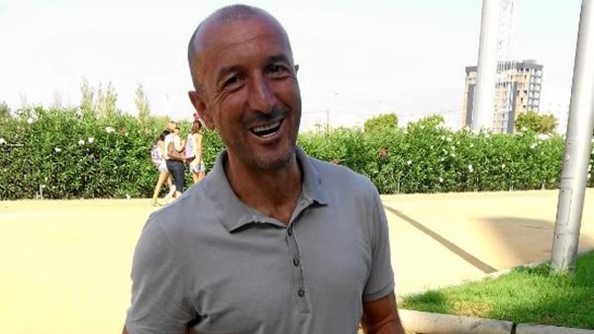 Ranko Popovic, esta mañana en el Estadio.