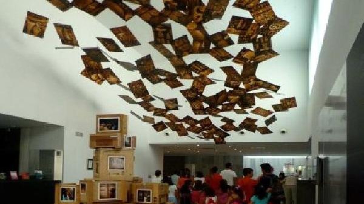 El techo de La Nube de Siret en el Museo de Almería