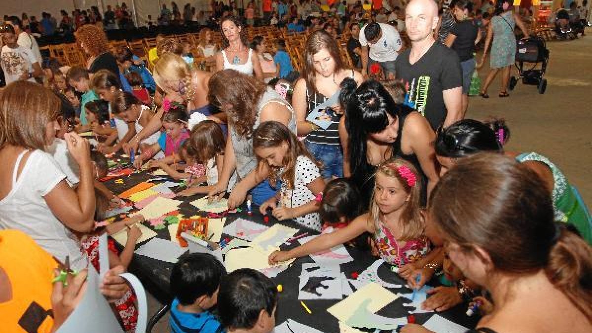 Una de las actividades organizadas en la Caseta Municipal Infantil.