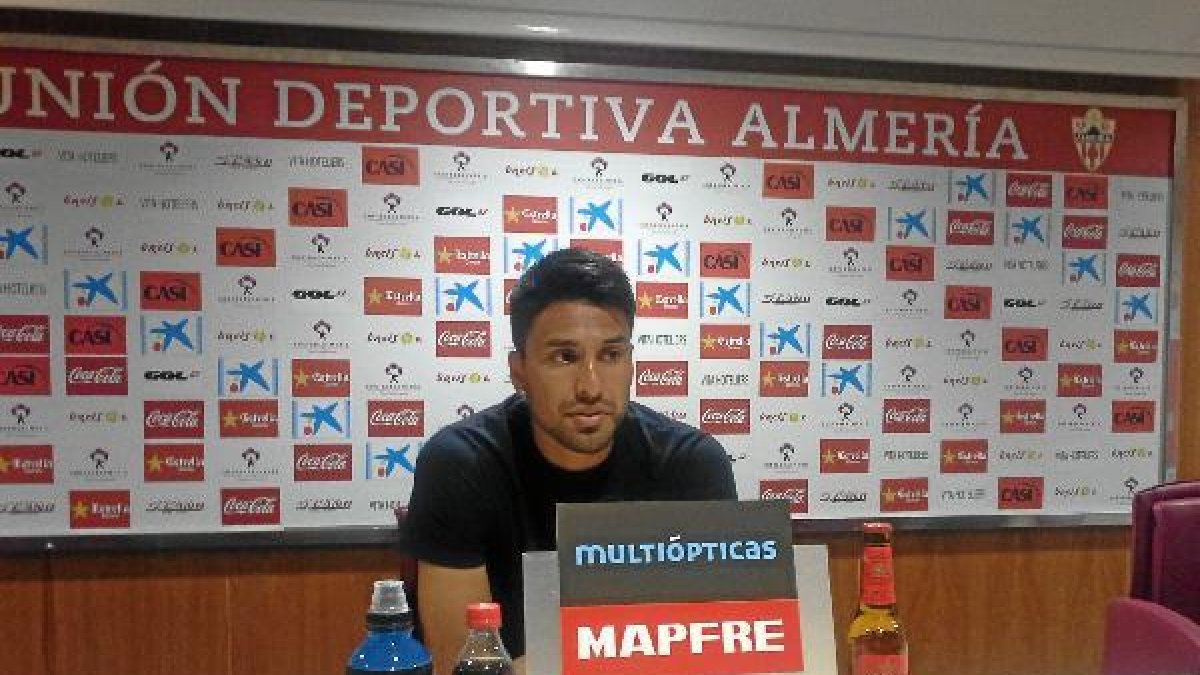 Mauro, este martes en rueda de prensa.
