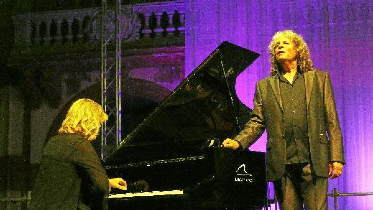 José Mercé, anoche en el Festival de Flamenco.