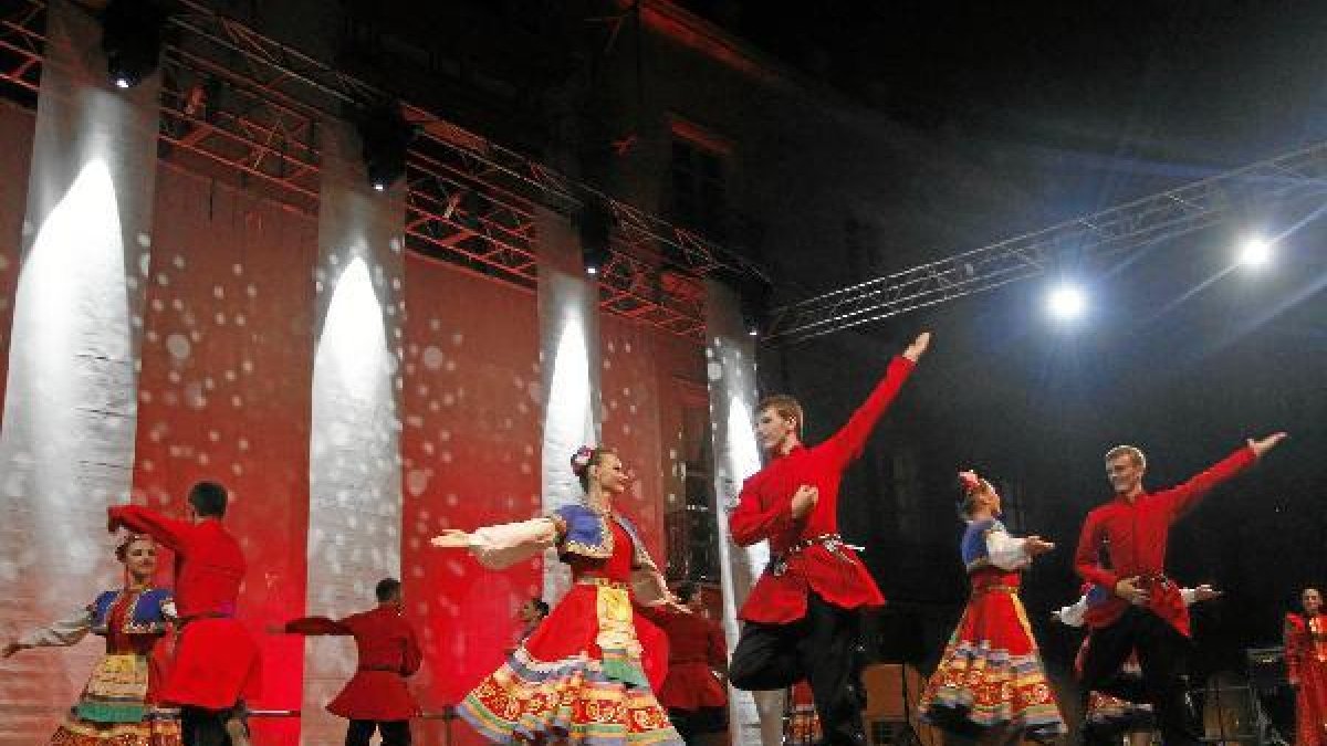 Una de las actuaciones durante el festival.