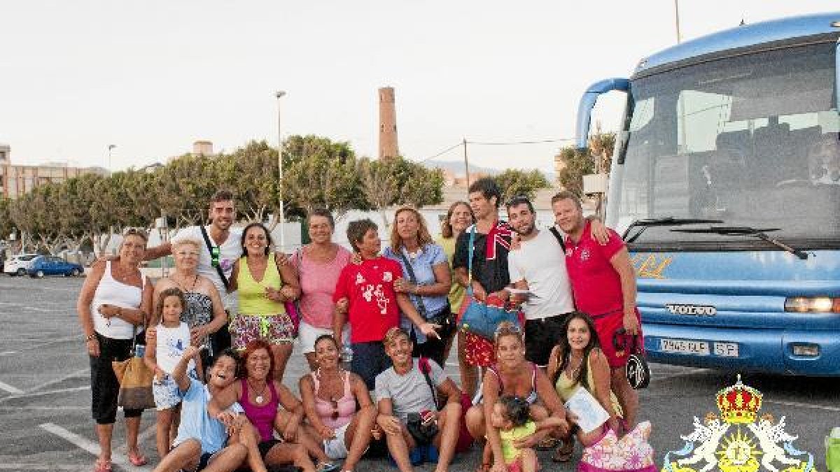 Participantes en el viaje de convivencia.