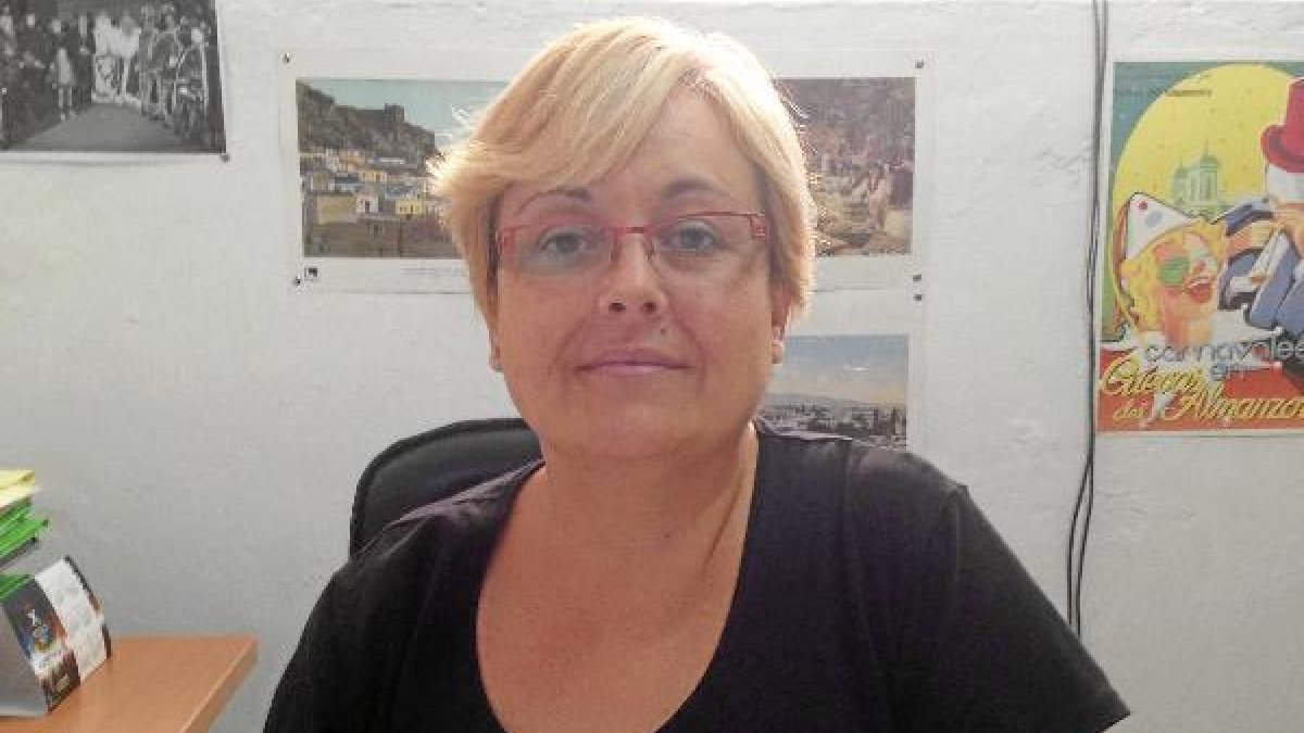 La concejal de Educación de Cuevas, Eva Zamora.