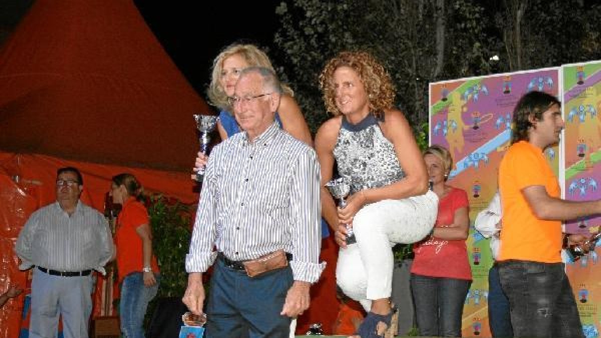 Gabriel Amat estuvo al frente de la entrega de premios a los deportistas y clausuró el evento.