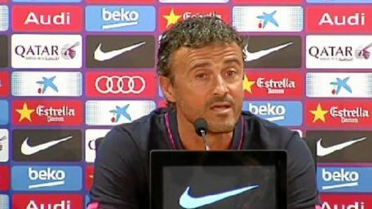 Luis Enrique ha pasado revista a la actualidad del Barça.