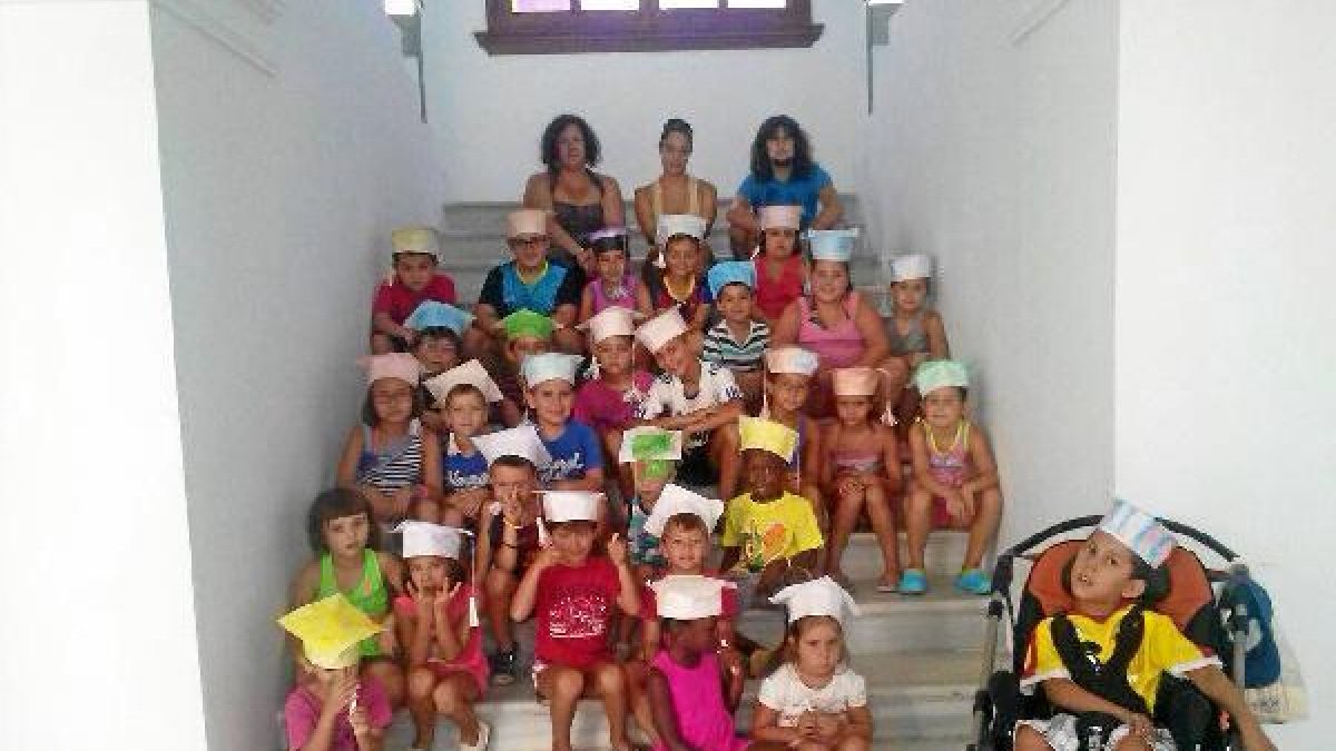 Alumnos de la Escuela de Verano Municipal.