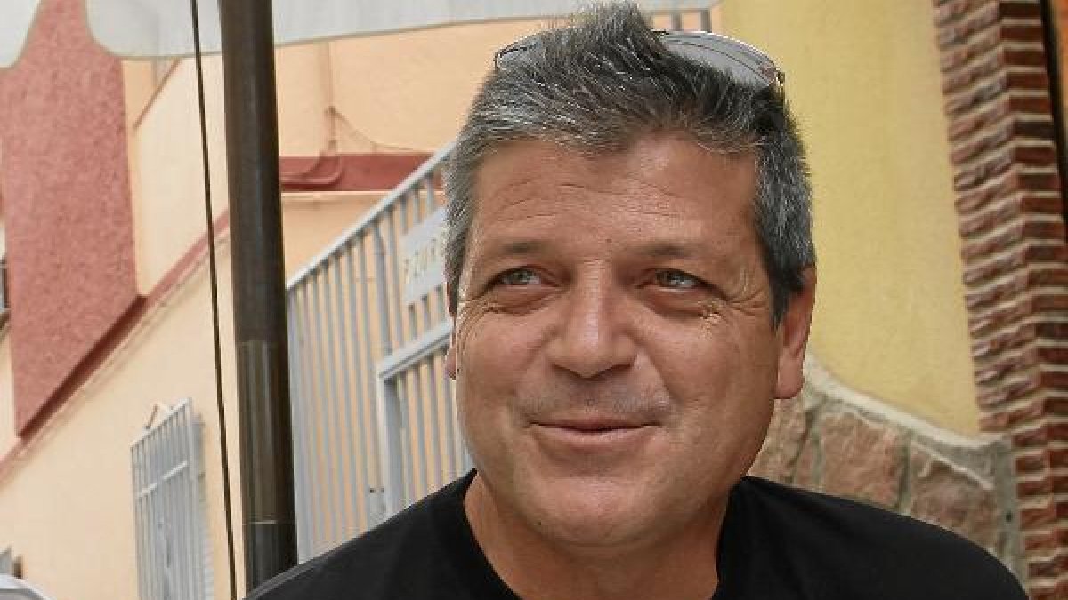 Cristóbal García, durante una entrevista con LA VOZ en mayo de 2012.