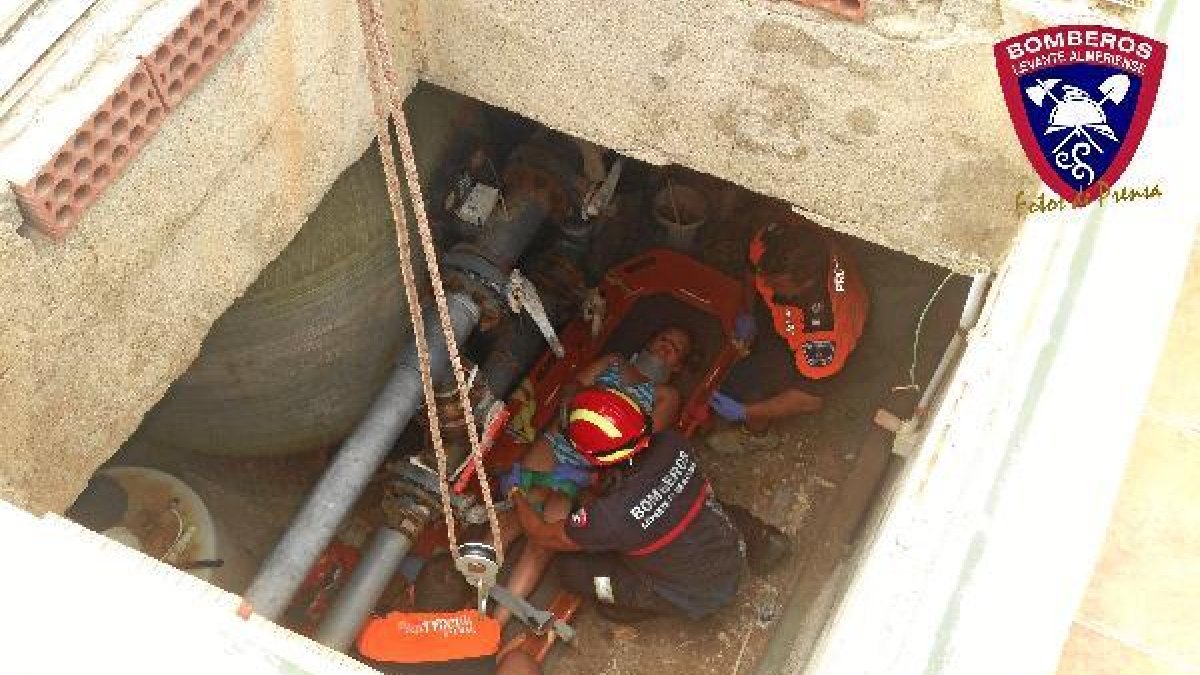 Lugar del accidente y momento del rescate