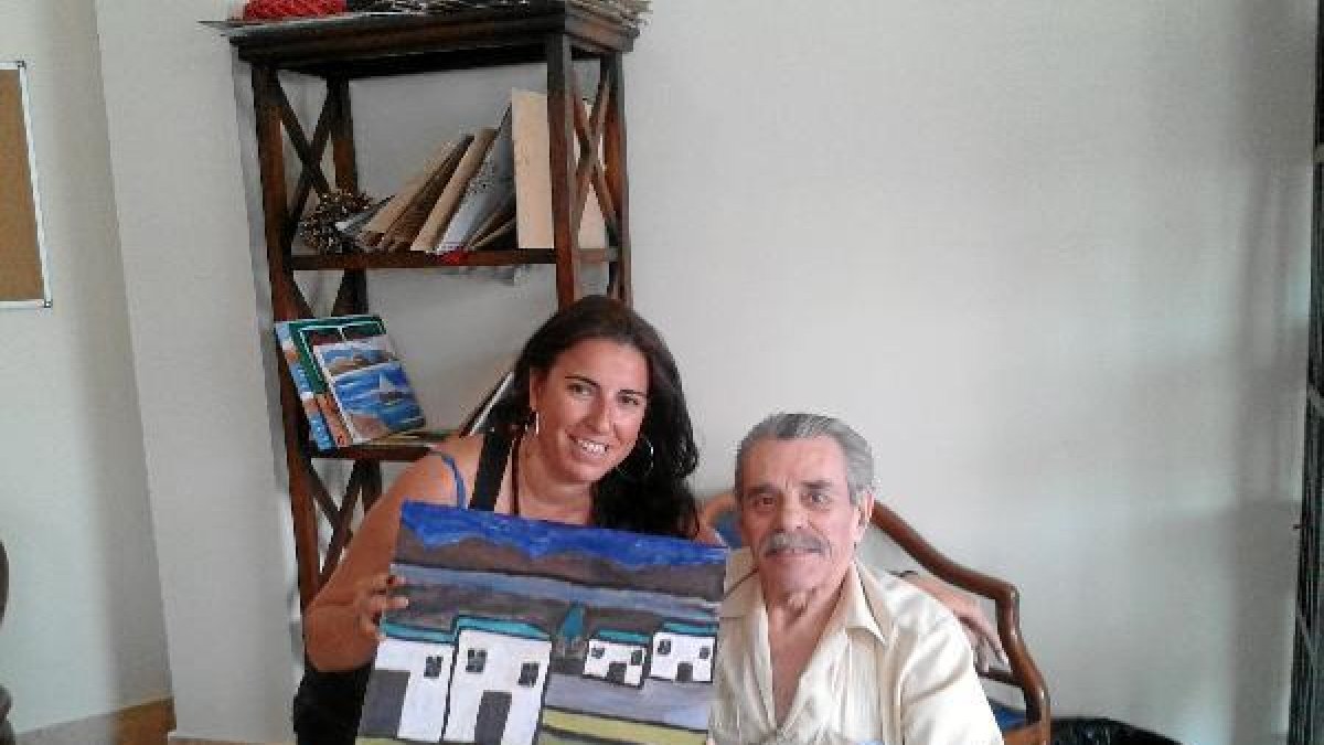 Taller de pintura desarrollado en Ballesol.