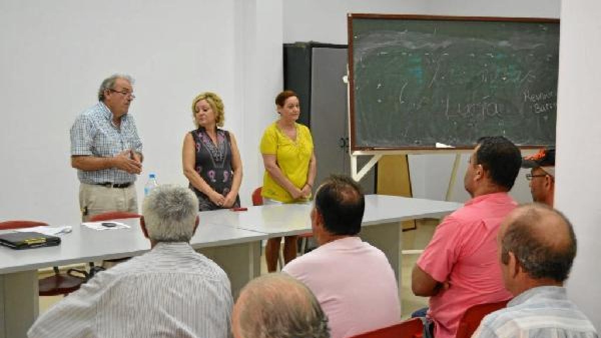 Antonio Bonilla durante la charla informativa sobre el Programa.