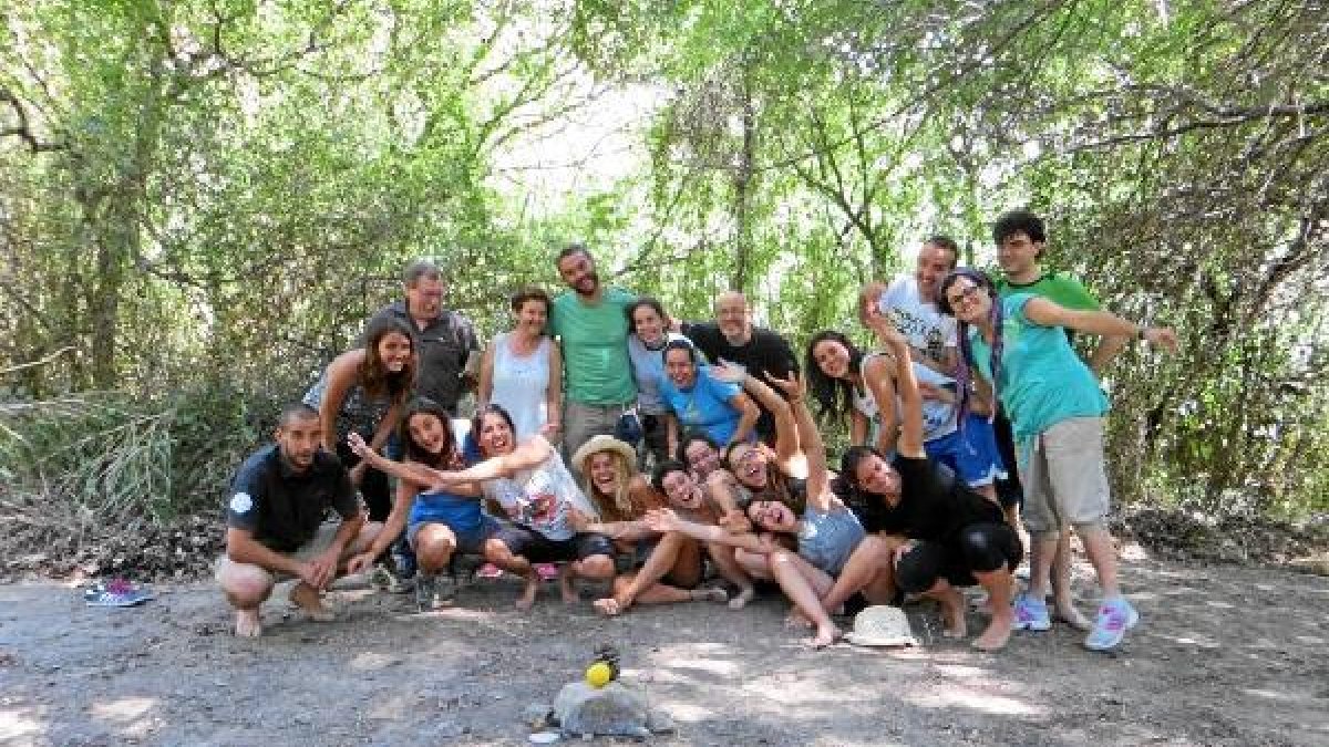 Participantes en el campo de trabajo de Alcolea.