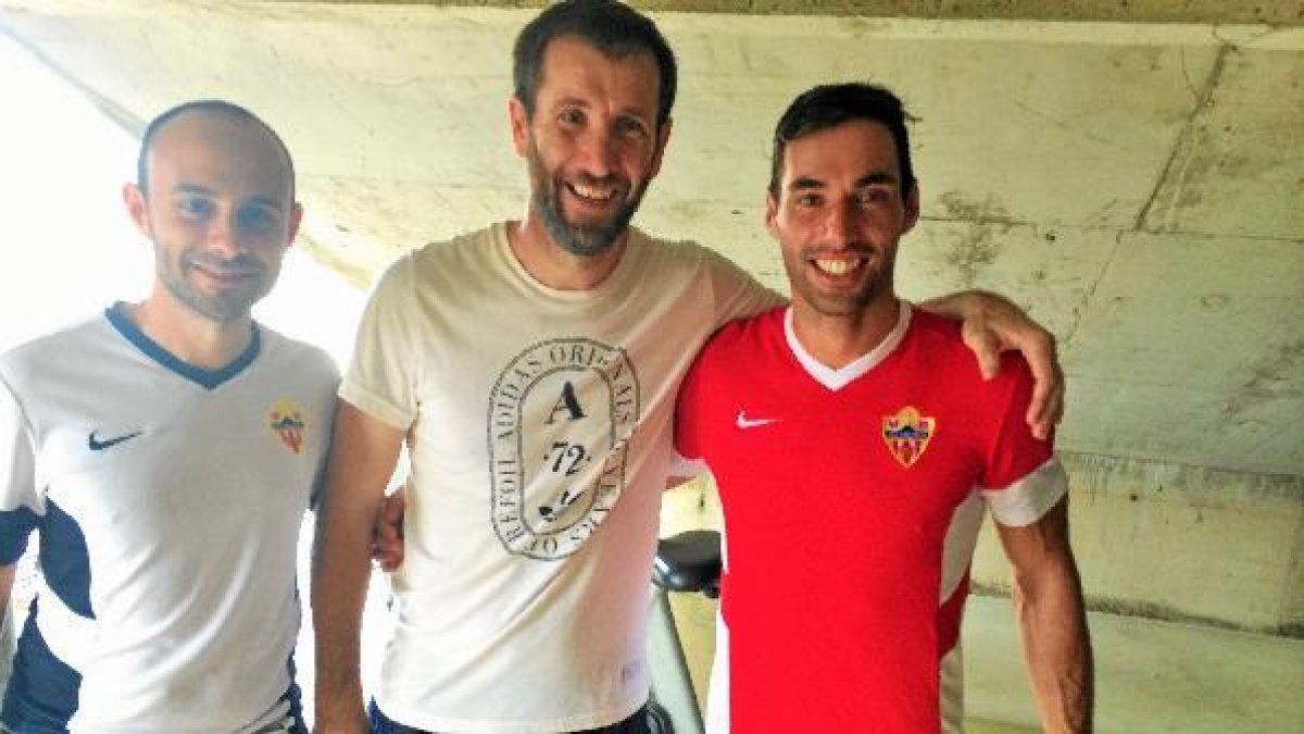 Enrique Portaz, Joseba Ituarte y Ángel Trujillo.