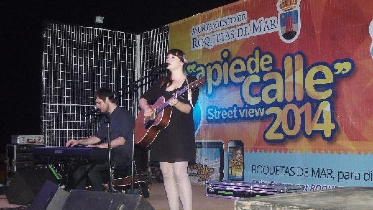 La cantante británica, en la Urbanización.