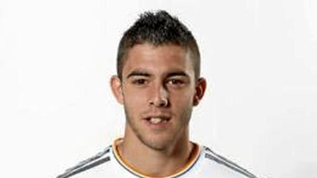 Luis Rioja con la camiseta del Real Madrid.x,au