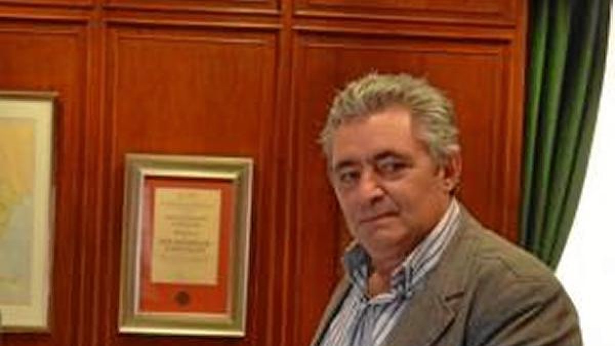 El alcalde de Bayárcal, Jacinto Navarro.  x,aut