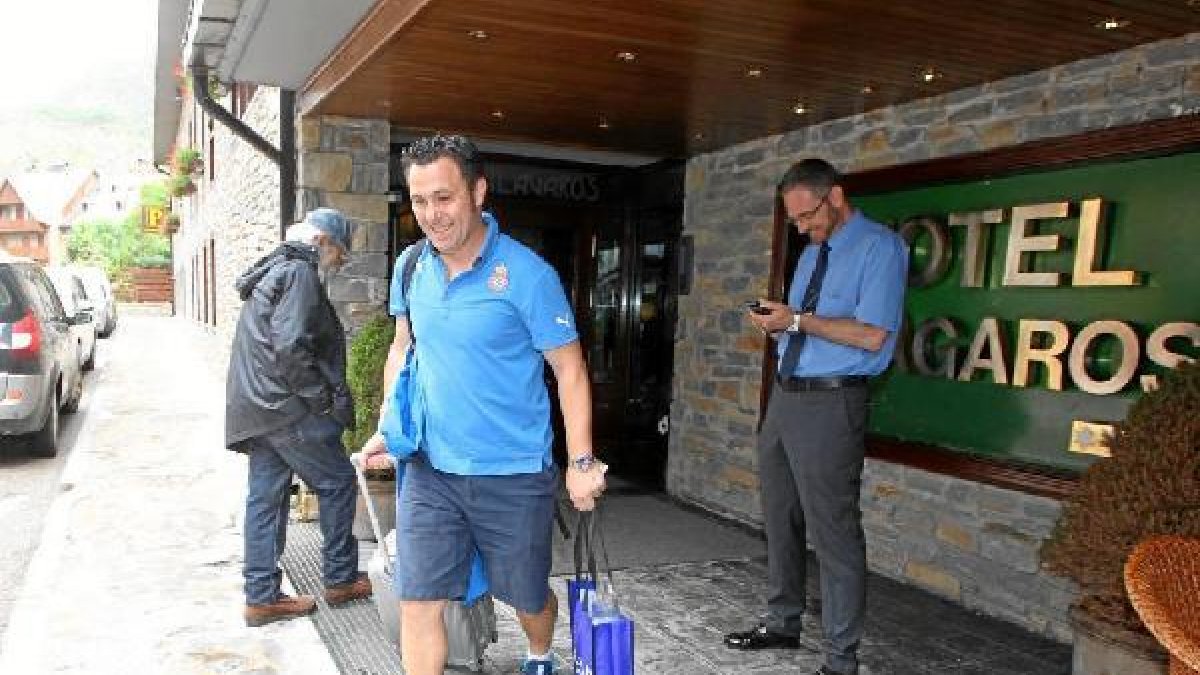 Sergio González debutará en Primera con el Espanyol en Almería.