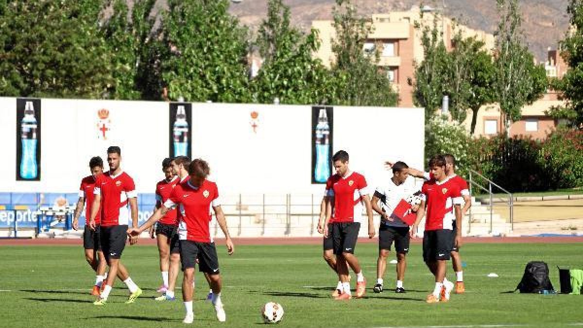 Francisco, en el entrenamiento de este martes.x