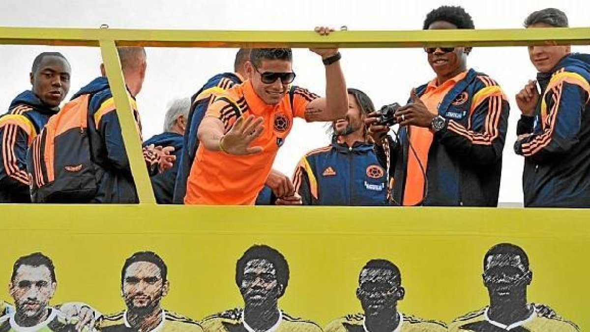 La estrella de Colombia se acerca al Madrid.x,a