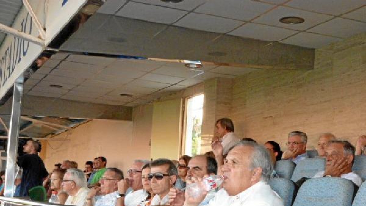 Alfonso García en el campo de El Rubial la pasada temporada.e;c