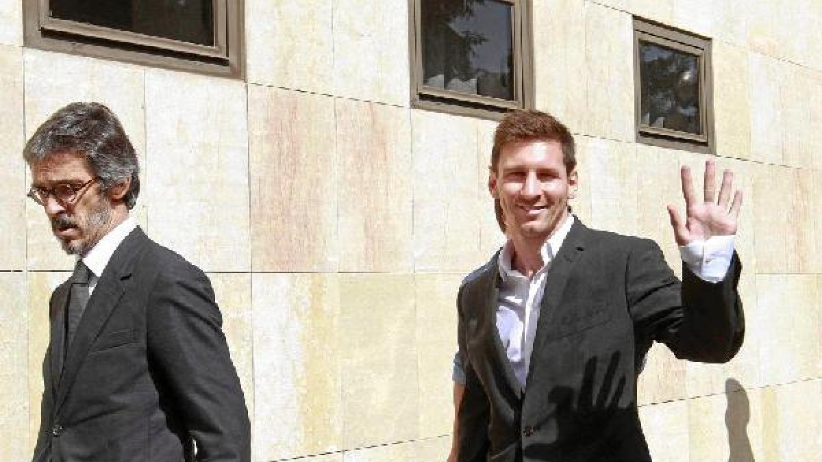 Leo Messi rinde cuentas con Hacienda.