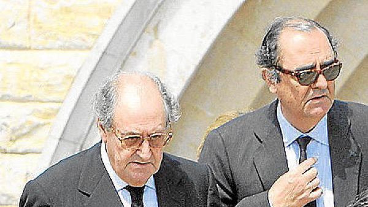 Juan y Carlos March, copresidentes de Banca Marche;clip:rect(46