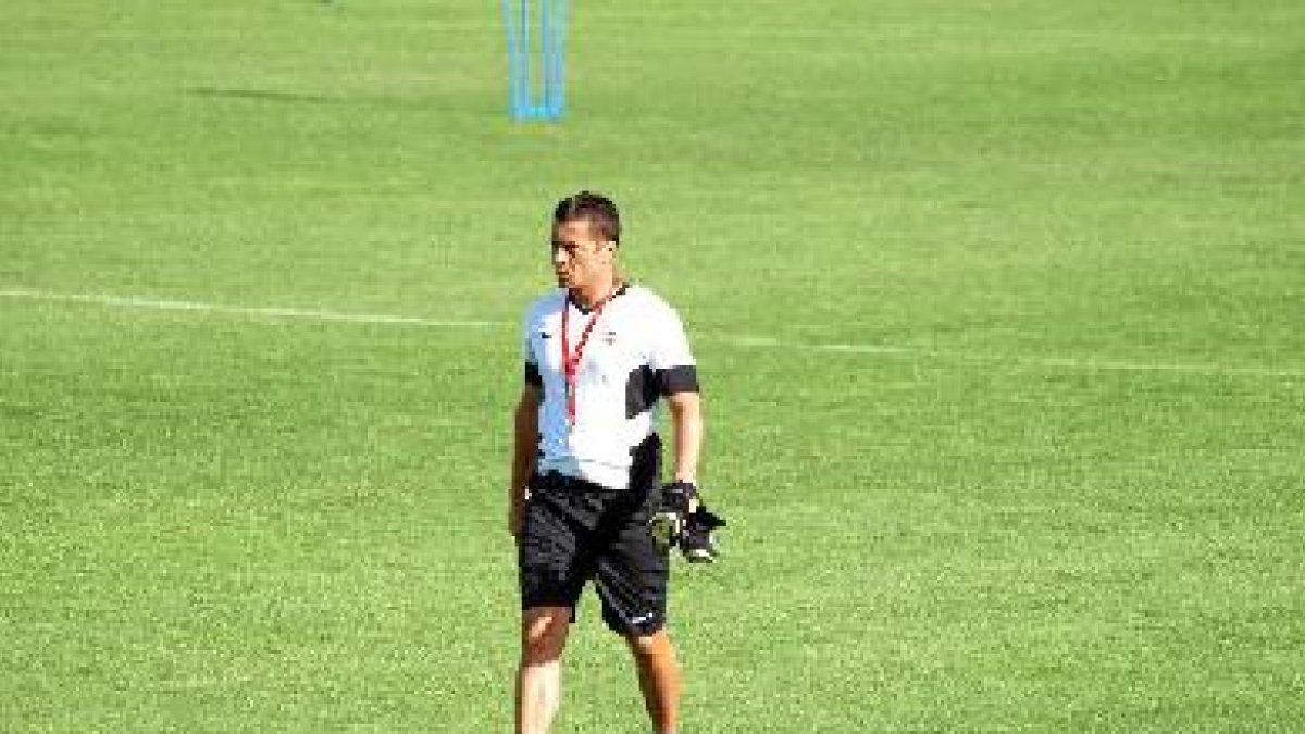 Francisco, en el entrenamiento de este miércoles.e;clip:rect(46