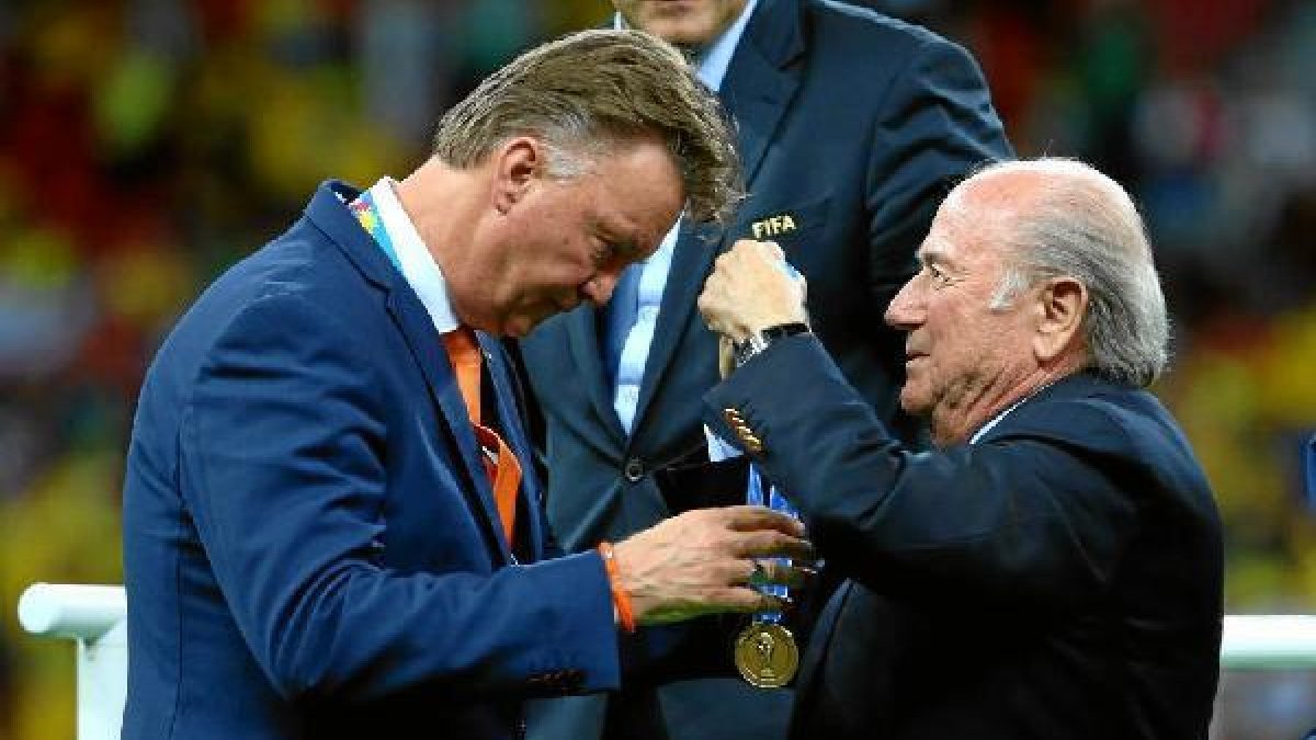 Van Gaal ya cuelga una medalla de bronce con Holanda.e;clip:rec