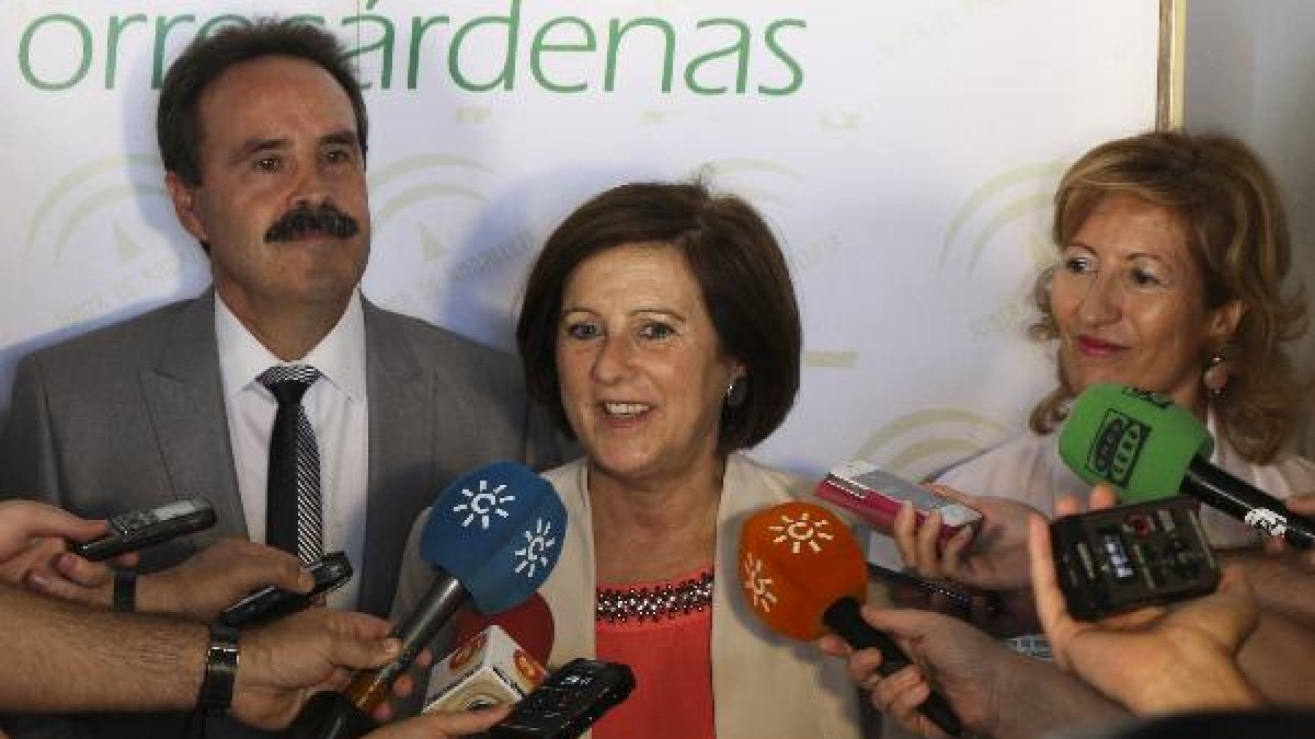 La consejera de Salud, María José Sánchez Rubio.e;clip:rect(469