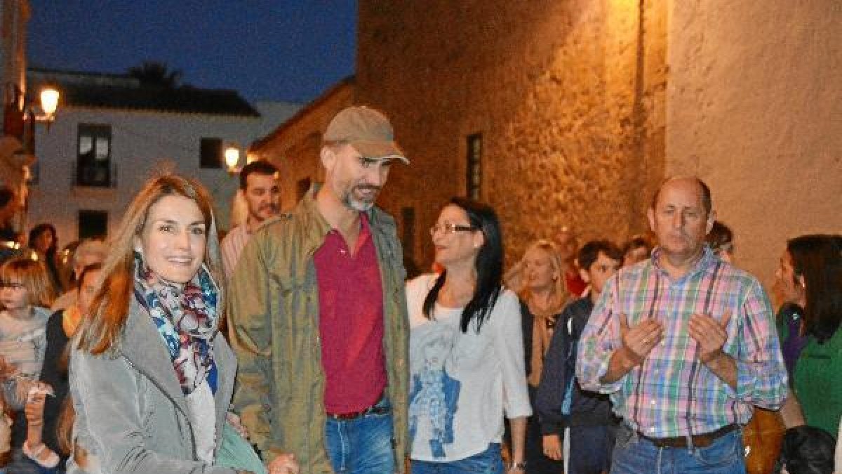 Don Felipe y Doña Letizia, en noviembre pasado en Níjare;clip:r