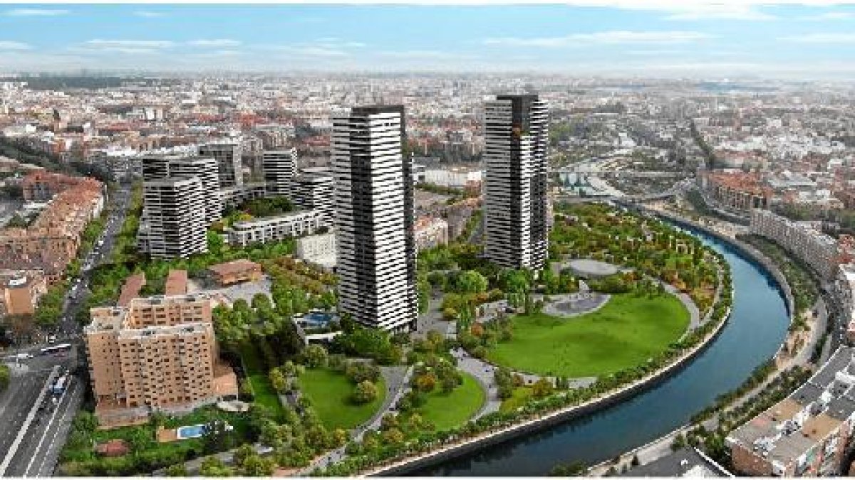 Así quedará la zona del Vicente Calderón tras las obras.e;clip: