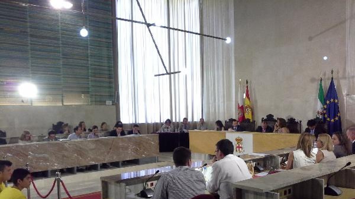 Sesión plenaria en el Ayuntamiento de Almería.x
